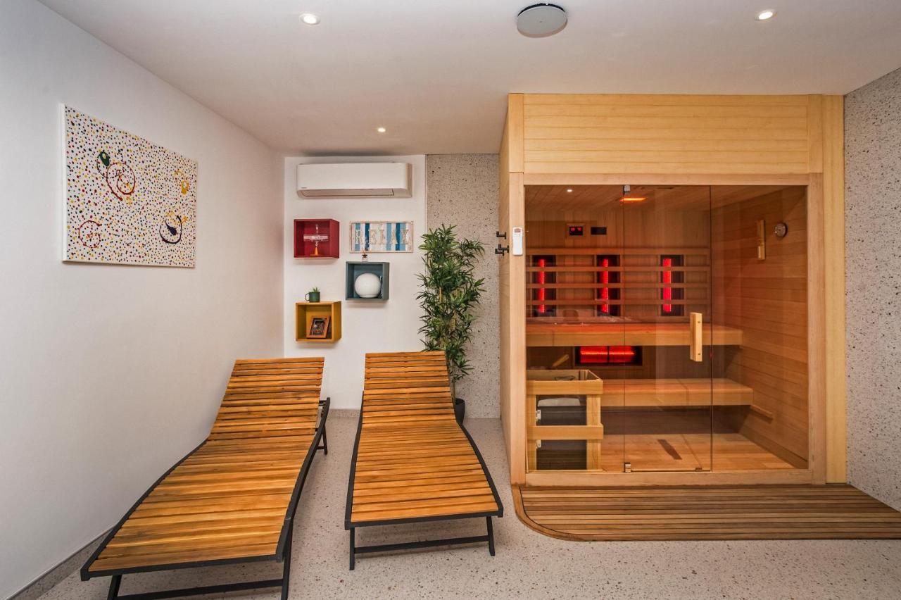 Villa Dispet With Heated Pool, Jacuzzi, Sauna And Cinema Čelina Exterior foto